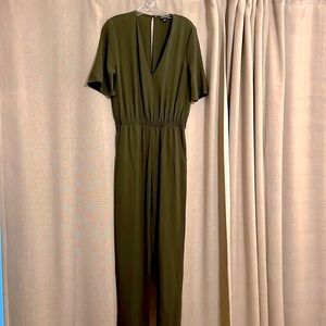 Army Green American Apparel Jumpsuit